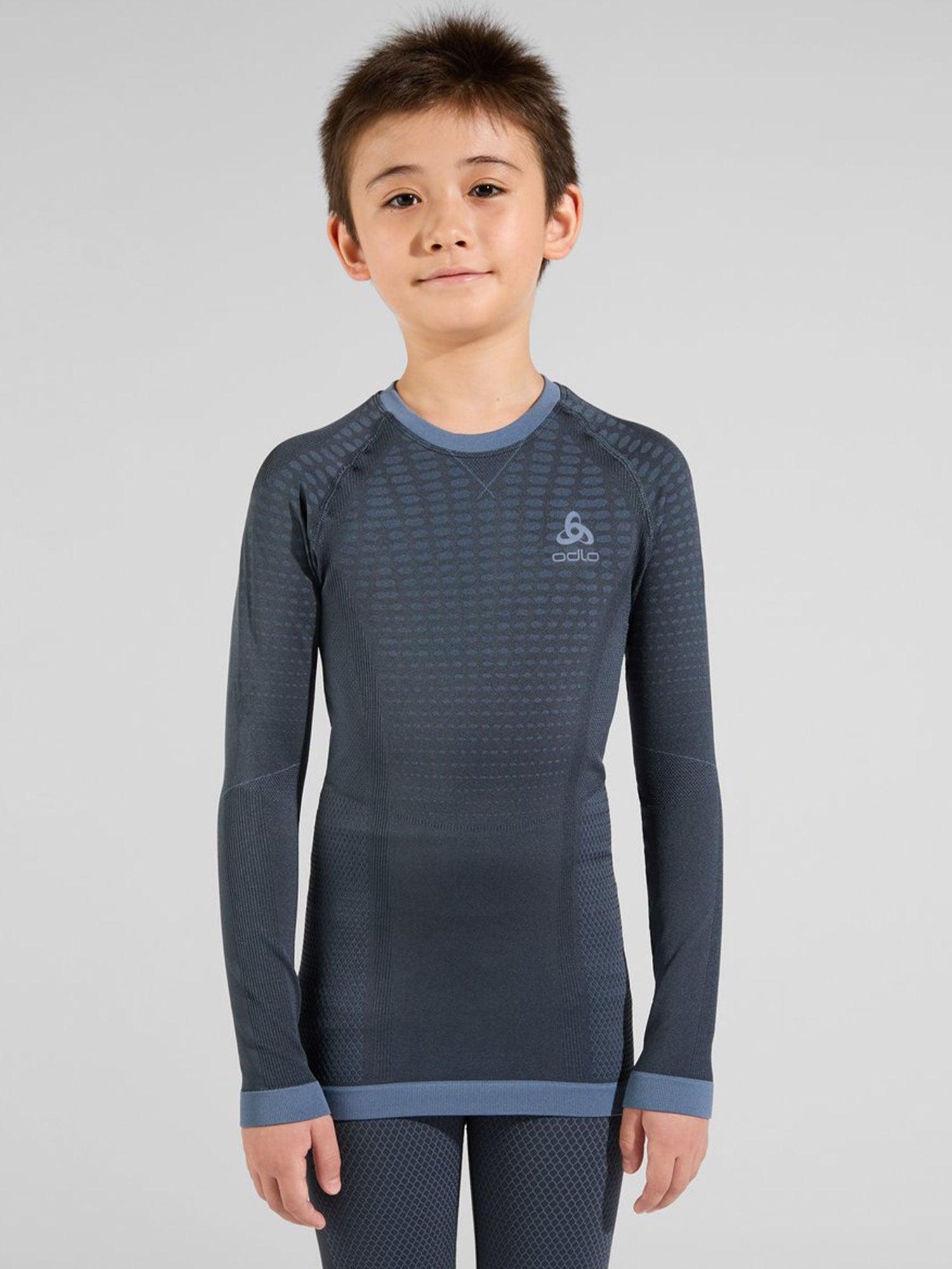 Odlo Performance Warm Kids Base Layer Skiunterwäsche Kinder dunkelblau dunkelblau Bild 6