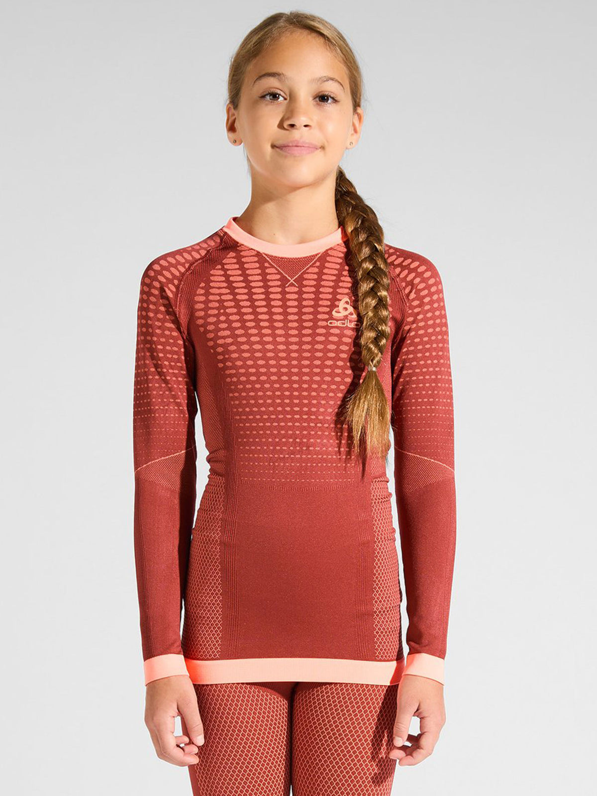 Odlo Performance Warm Kids Base Layer Skiunterwäsche Kinder dunkelblau dunkelblau Bild 11