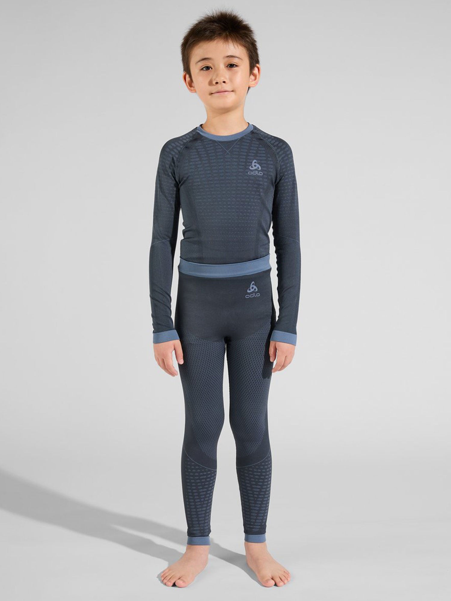 Odlo Performance Warm Skiunterwäsche Kinder dunkelblau dunkelblau Bild 5