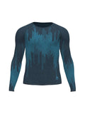Odlo Top crew neck l/s Skiunterwäsche Herren blau/grau blau/grau Bild 1