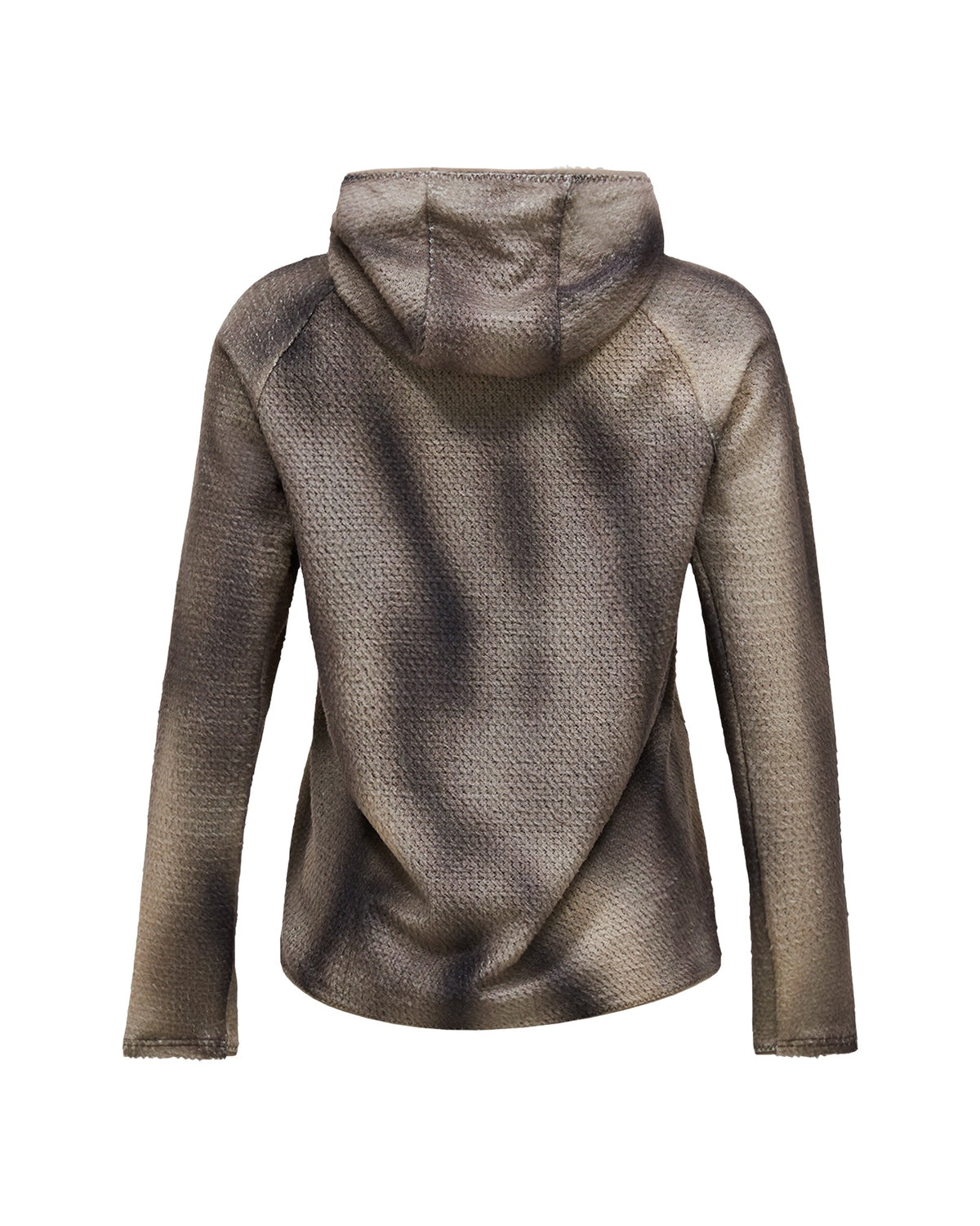Peak Performance AOP Freelight Alpha Hood Damen-Fleecepullover grau/braun Bild 2