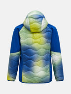 Peak Performance AOP Helium Down Hybrid Midlayer Herren dunkelblau/gelb dunkelblau/gelb Bild 4