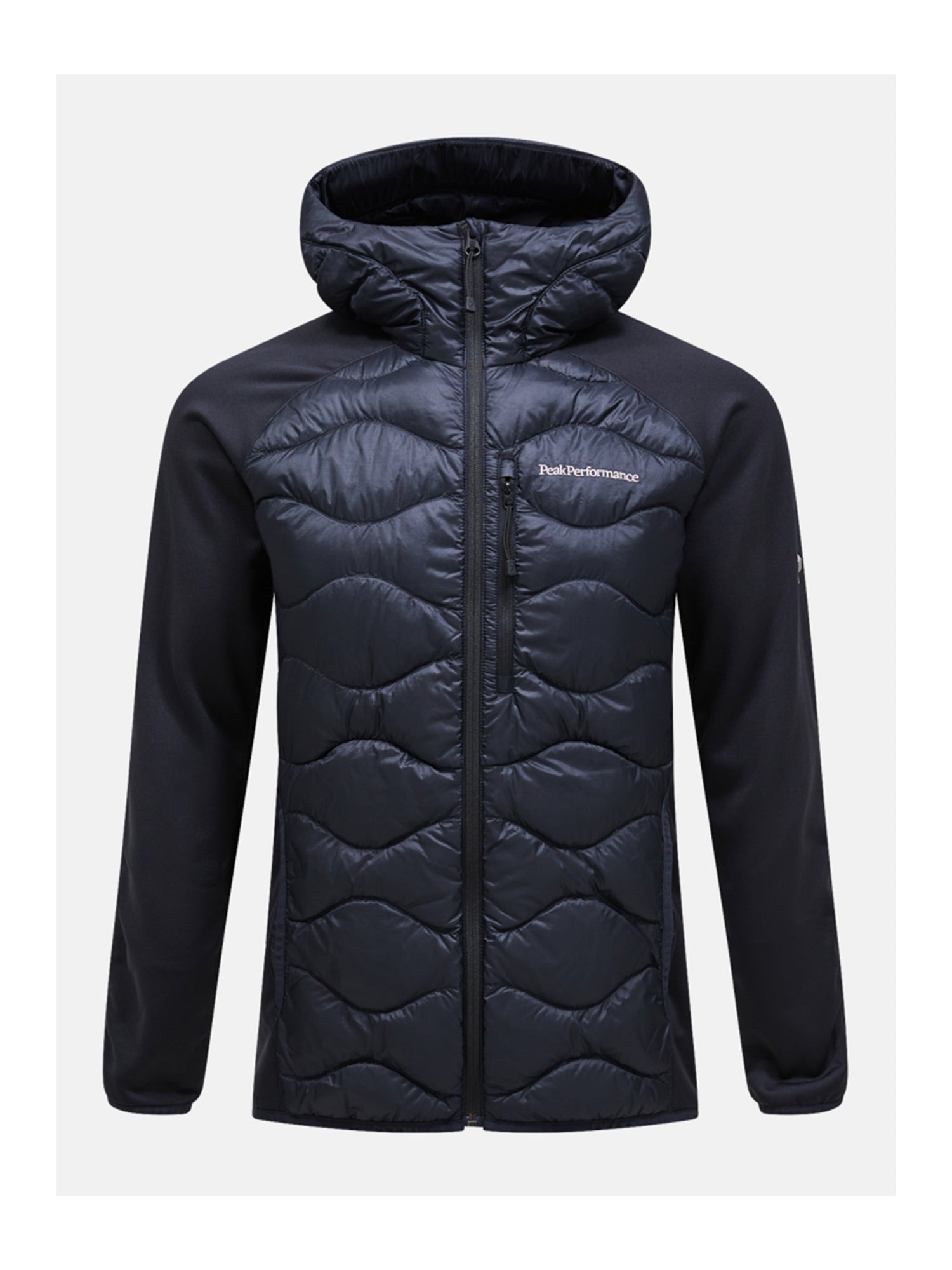 Peak Performance Helium Down Hybrid Hood Midlayer Herren schwarz schwarz Bild 1