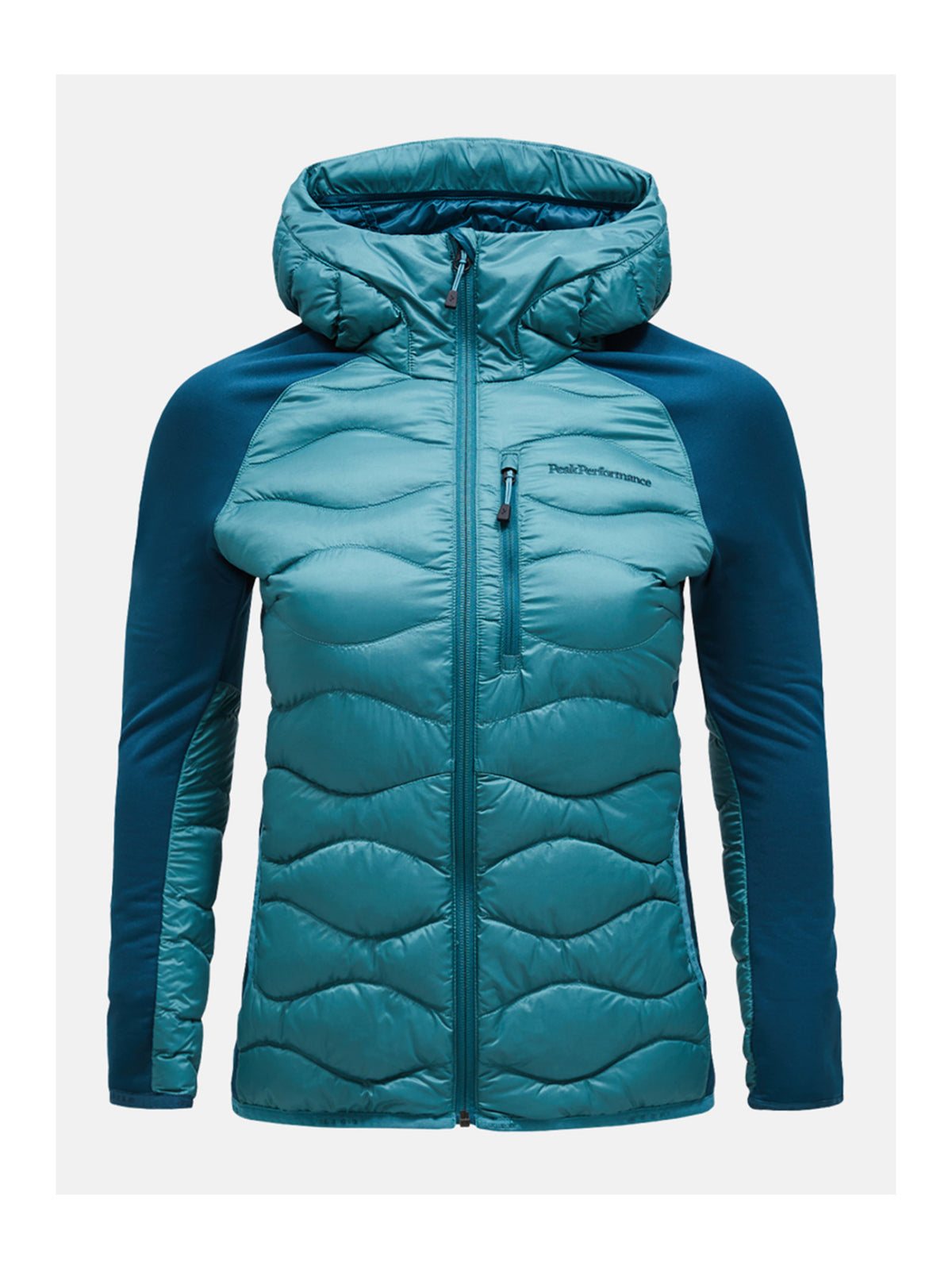 Peak Performance Helium Down Hybrid Midlayer Damen blau blau Bild 1