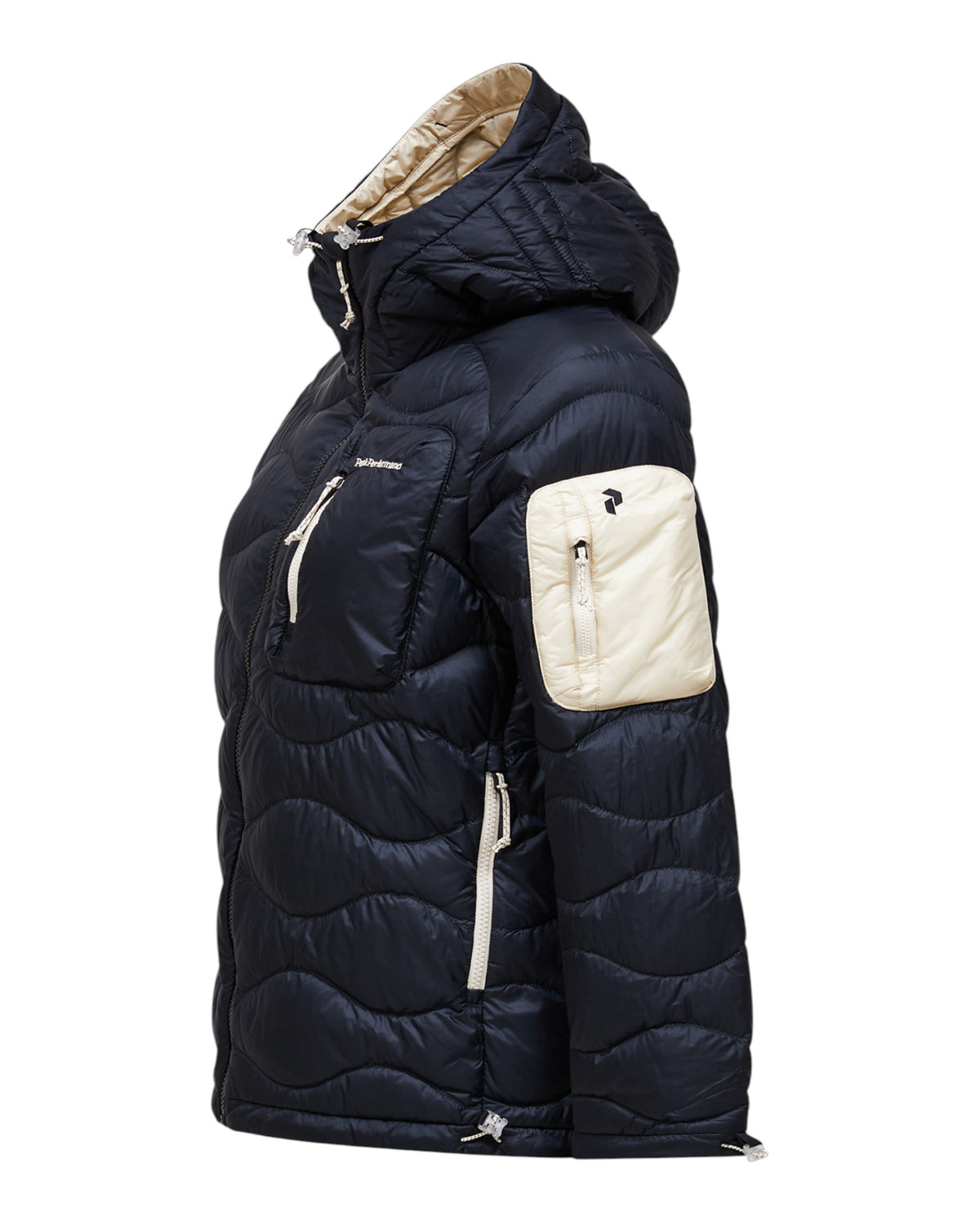 Peak Performance Helium Utility Down Hood Damen-Daunenjacke beige Bild 28