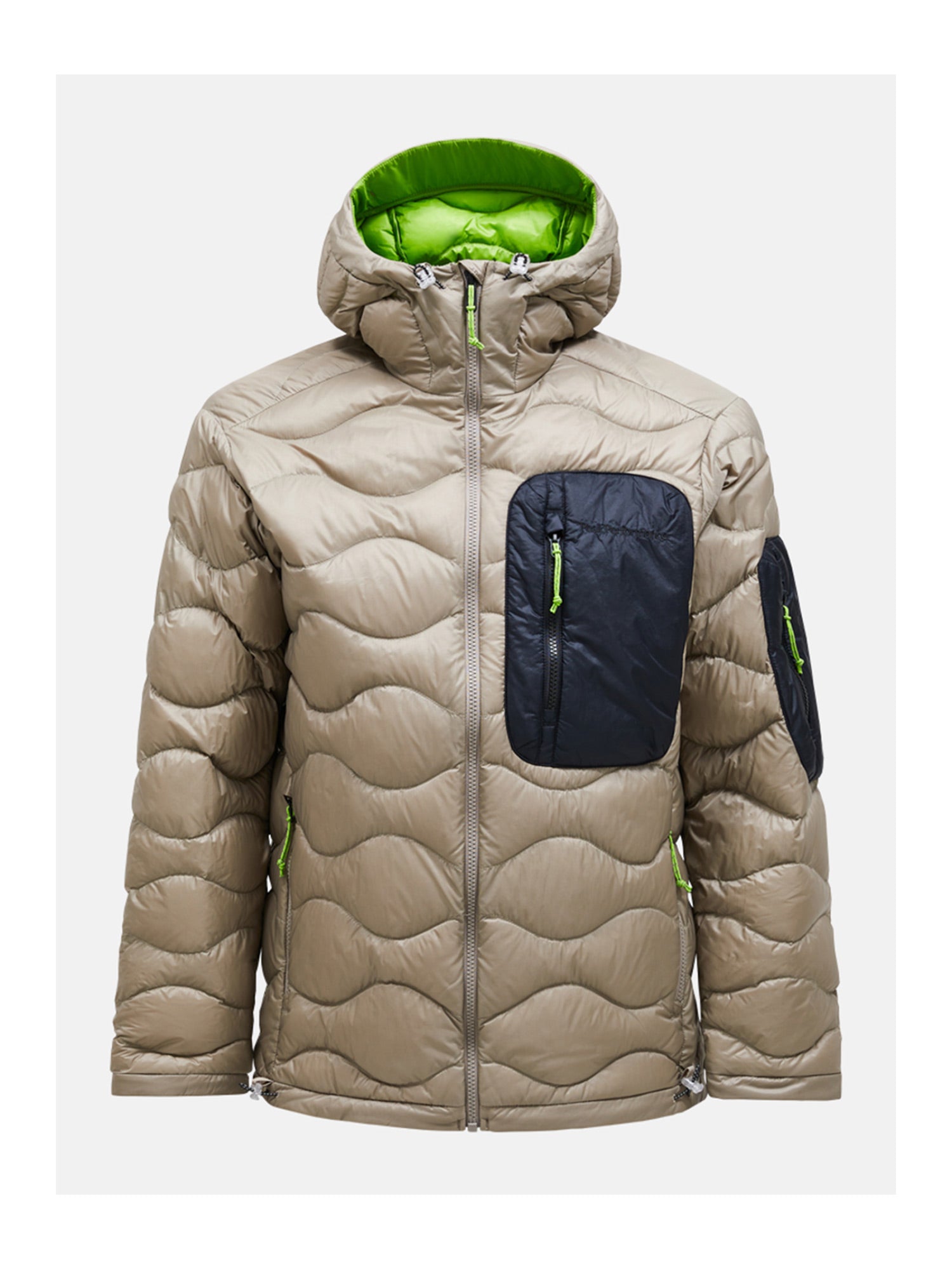 Peak Performance Helium Utility Down Midlayer Herren beige/grün beige/grün Bild 1