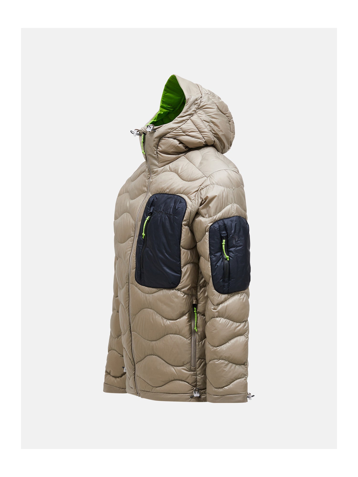 Peak Performance Helium Utility Down Midlayer Herren beige/grün beige/grün Bild 2