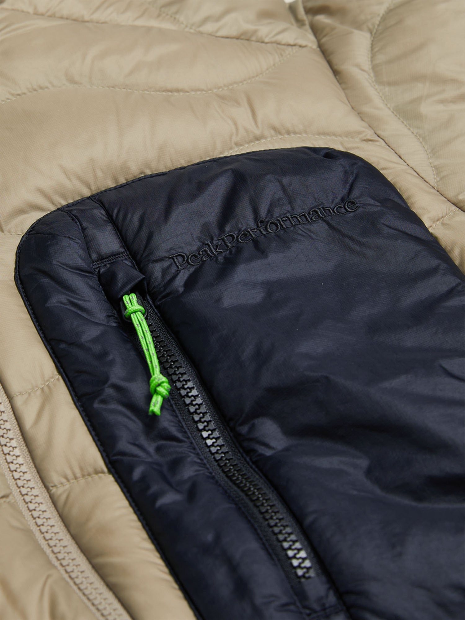 Peak Performance Helium Utility Down Midlayer Herren beige/grün beige/grün Bild 3