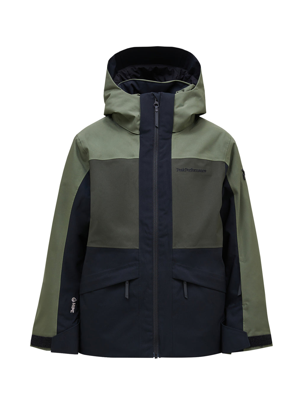 Peak Performance Jr Gravity Skijacke Kinder schwarz/grün schwarz/grün Bild 1