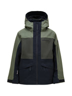 Peak Performance Jr Gravity Skijacke Kinder schwarz/grün schwarz/grün Bild 1