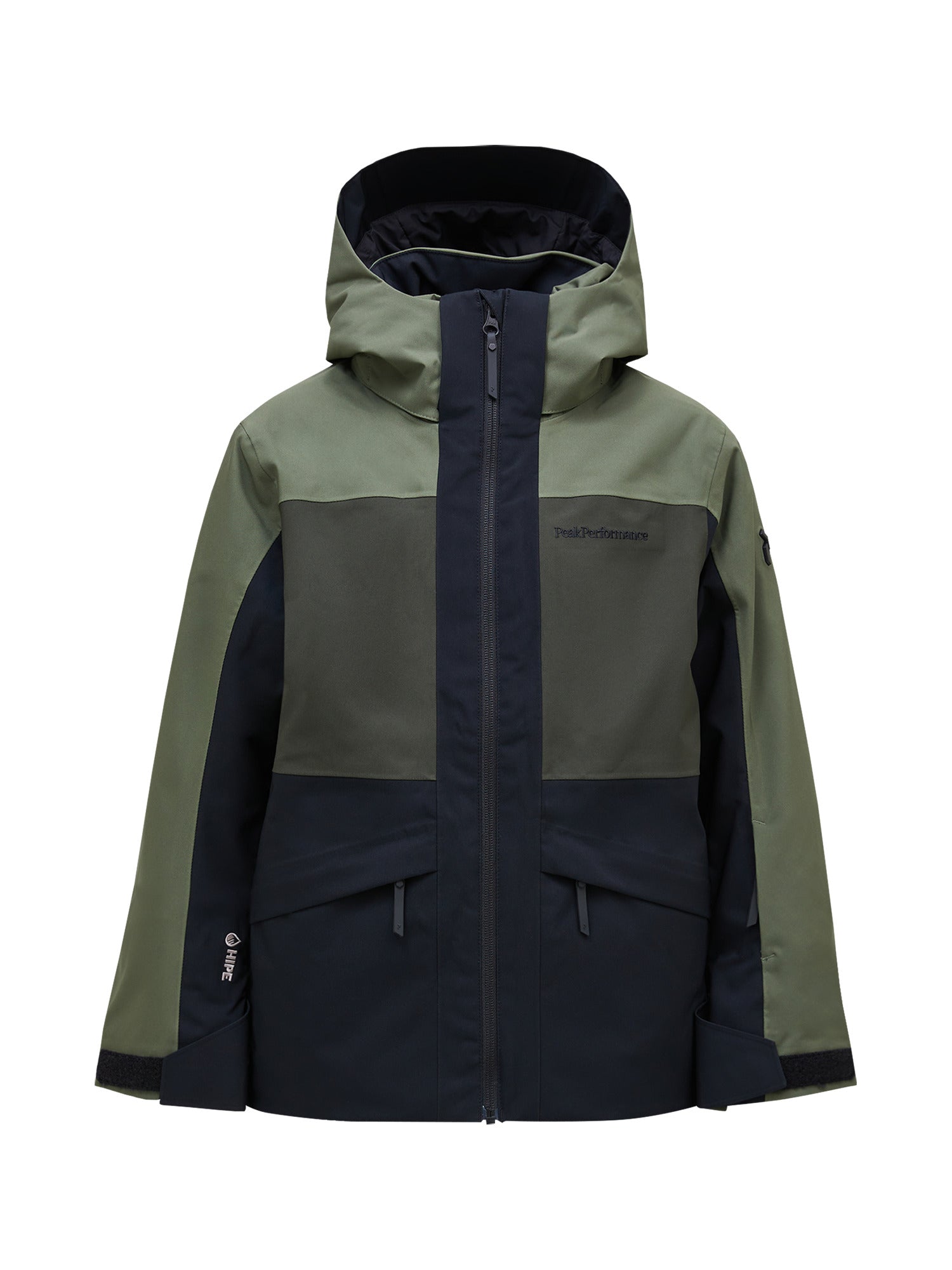 Peak Performance Jr Gravity Skijacke Kinder schwarz/grün schwarz/grün Bild 1
