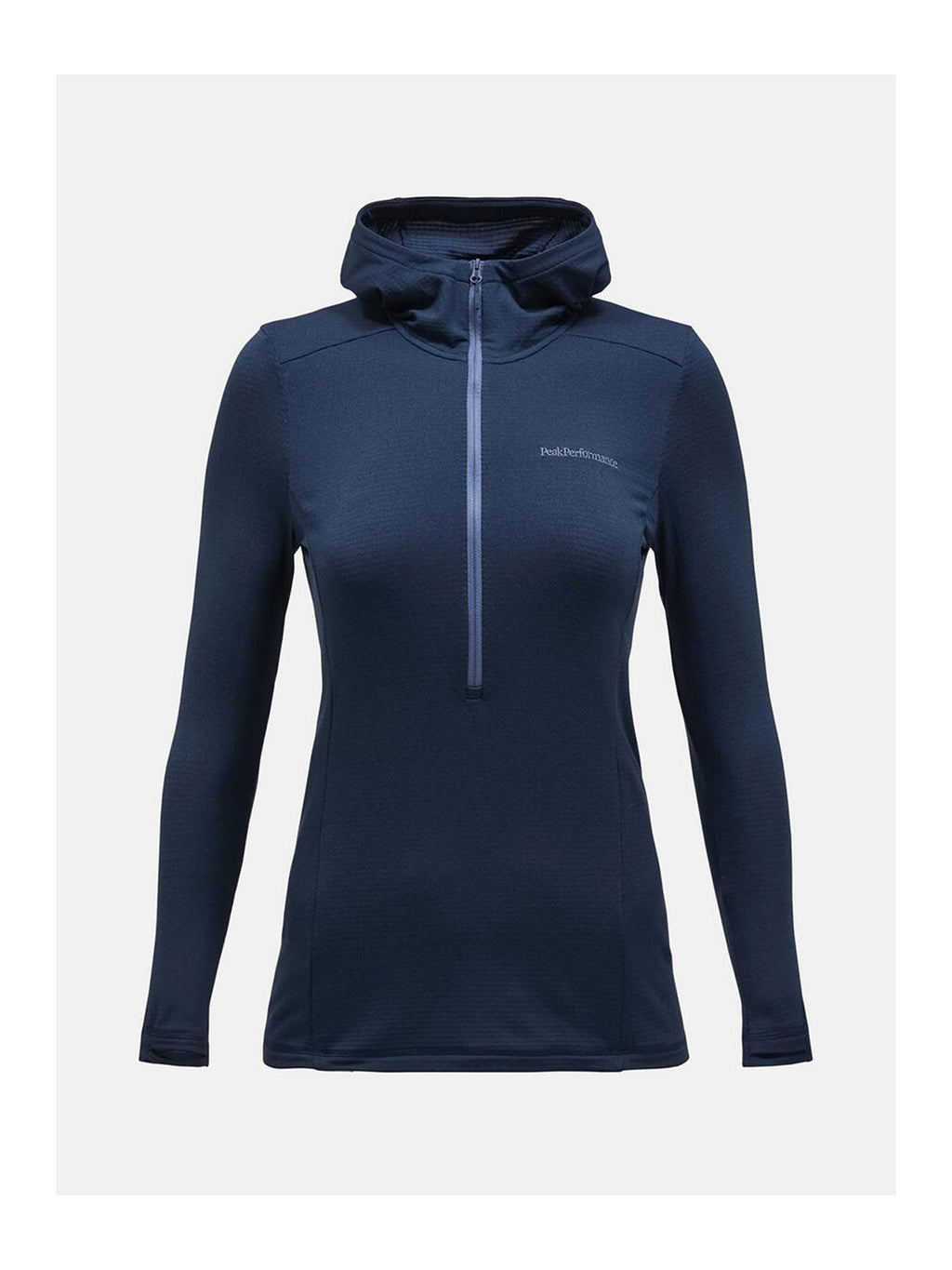 Peak Performance Light Hooded Fleece Baselayer Damen hellblau hellblau Bild 3