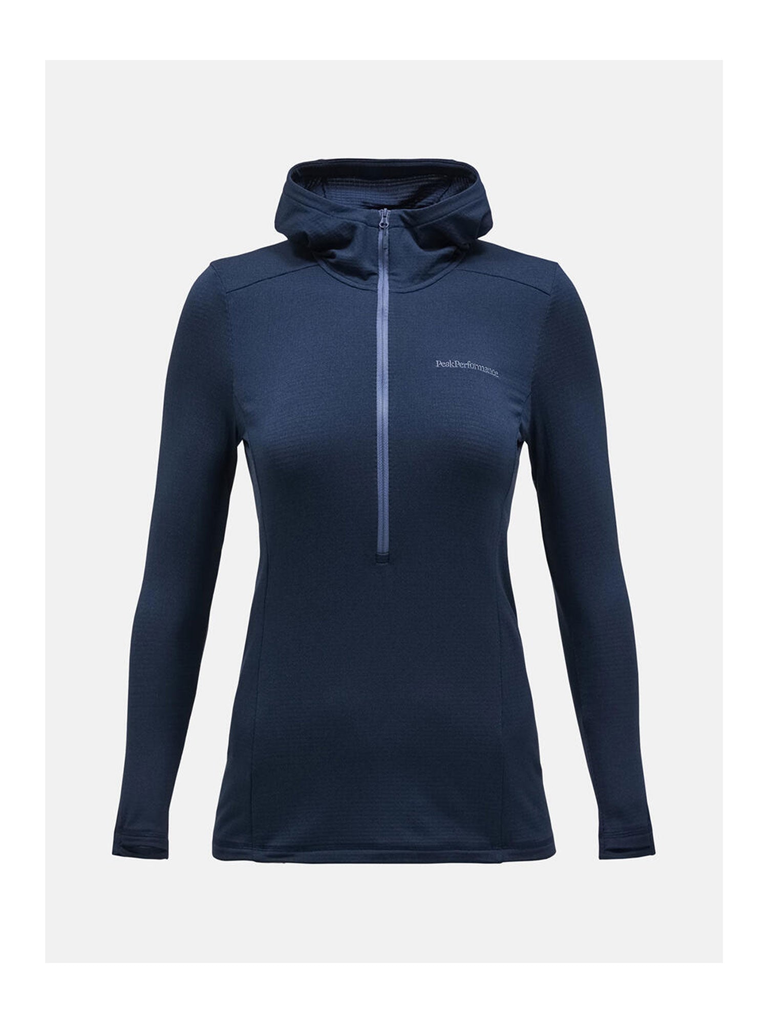 Peak Performance Light Hooded Fleece Baselayer Damen hellblau hellblau Bild 3