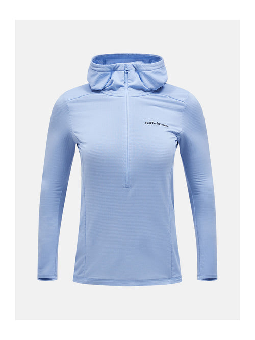 Peak Performance Light Hooded Fleece Baselayer Damen hellblau hellblau Bild 1