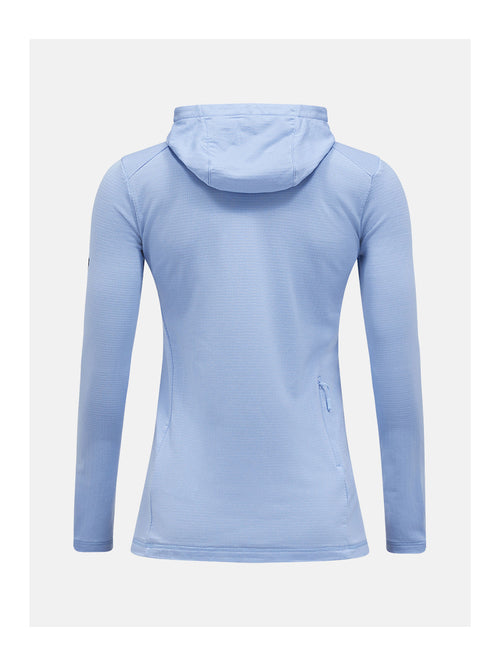 Peak Performance Light Hooded Fleece Baselayer Damen hellblau hellblau Bild 2