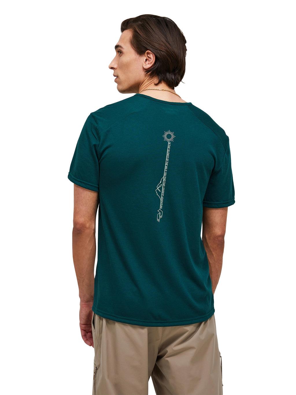 Peak Performance Men Wool Blend Tee T-Shirts Herren dunkelgrün dunkelgrün Bild 5