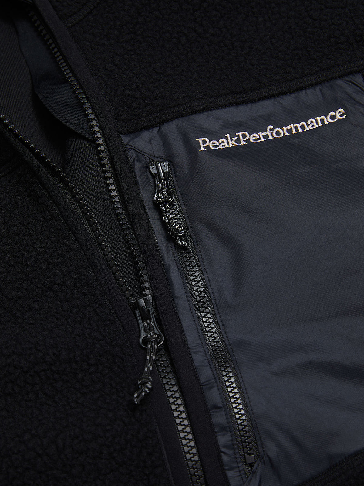 Peak Performance NatureRush Pile Zip Jacket Baselayer Herren schwarz schwarz Bild 3