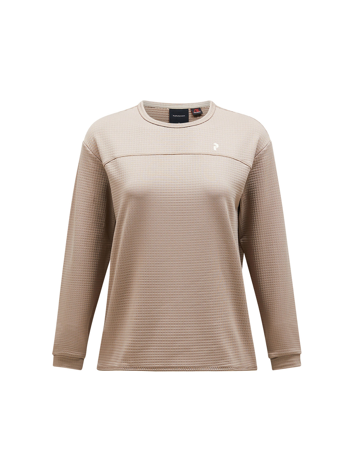 Peak Performance Trail Polartec Crew Baselayer Damen beige beige Bild 1