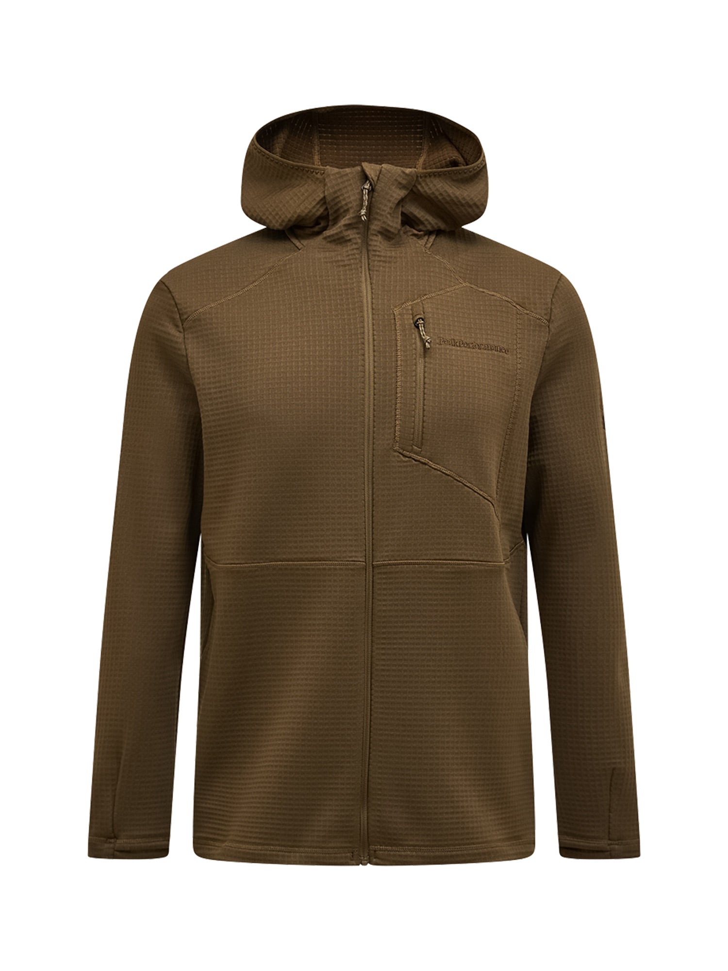 Peak Performance Trail Polartec Zip Hood Herren schwarz schwarz Bild 9