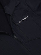 Peak Performance Trail Polartec Zip Hood Herren schwarz schwarz Bild 3
