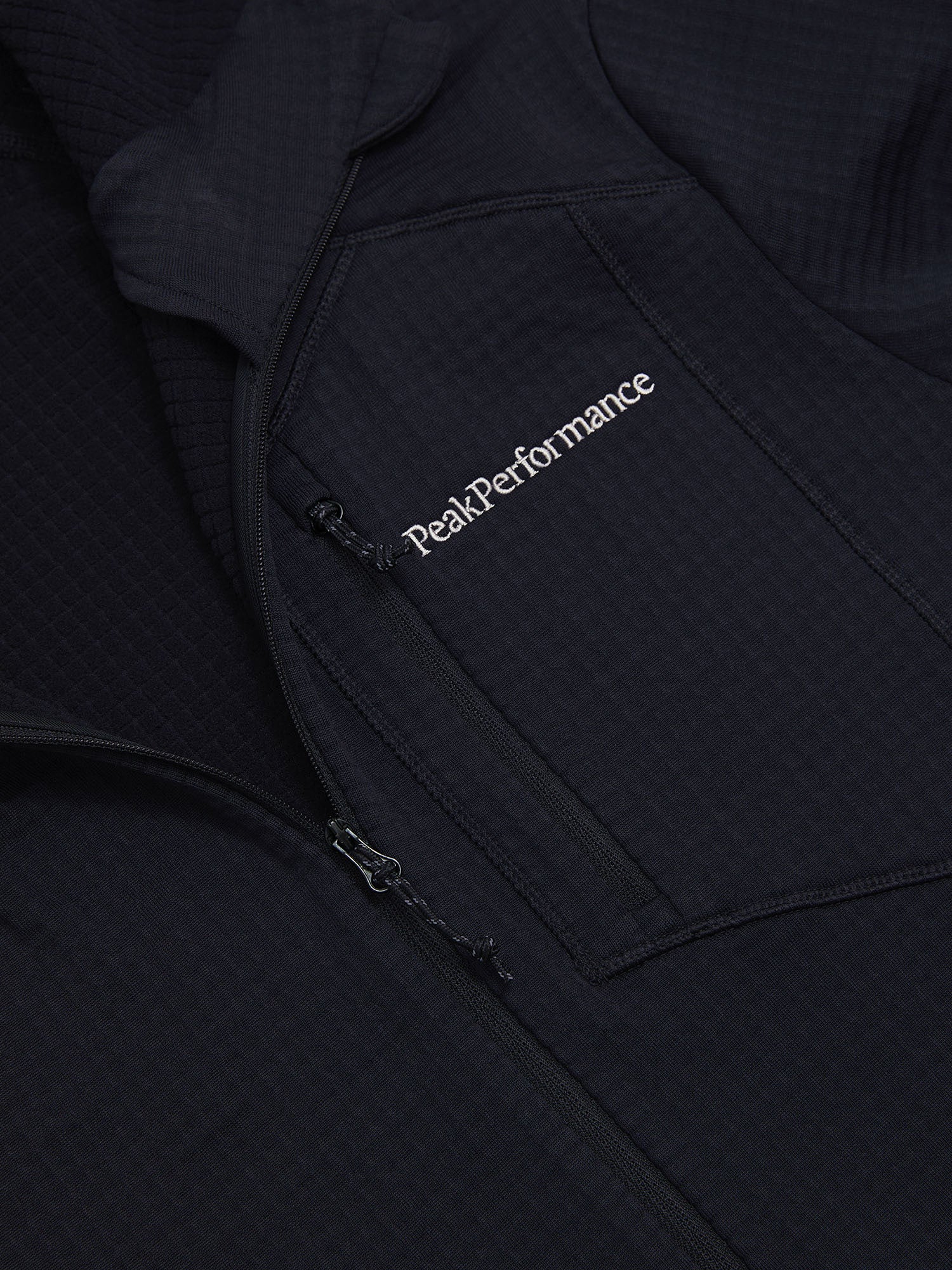 Peak Performance Trail Polartec Zip Hood Herren schwarz schwarz Bild 3