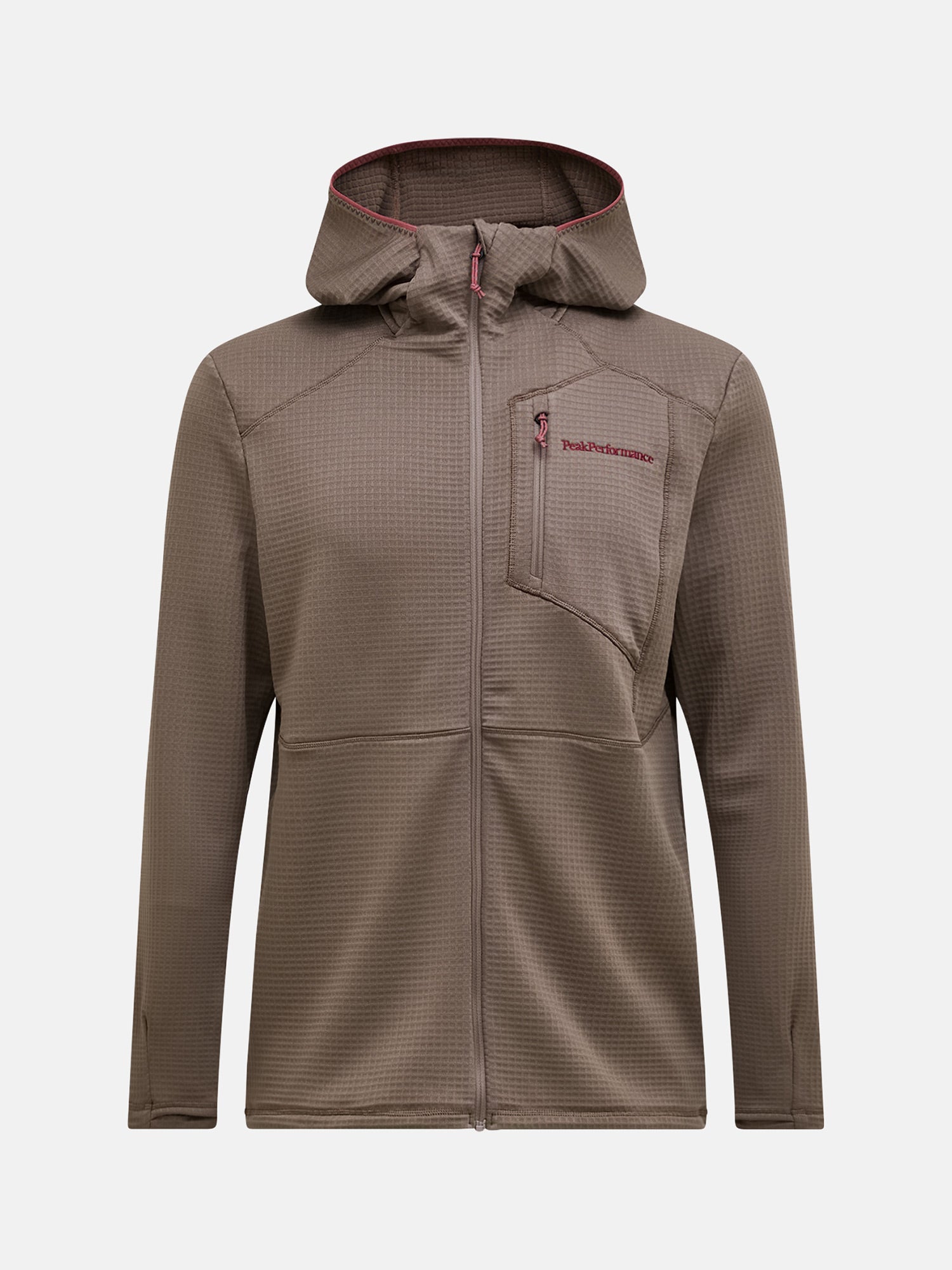 Peak Performance Trail Polartec Zip Hood Herren schwarz schwarz Bild 13