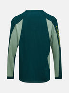 Peak Performance Trail Wool Blend Long Sleeve Baselayer Herren dunkelblau/mint dunkelblau/mint Bild 2