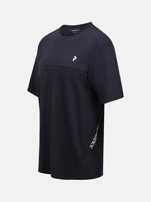 Peak Performance Trail Wool Blend SS T-Shirt Herren schwarz schwarz Bild 2