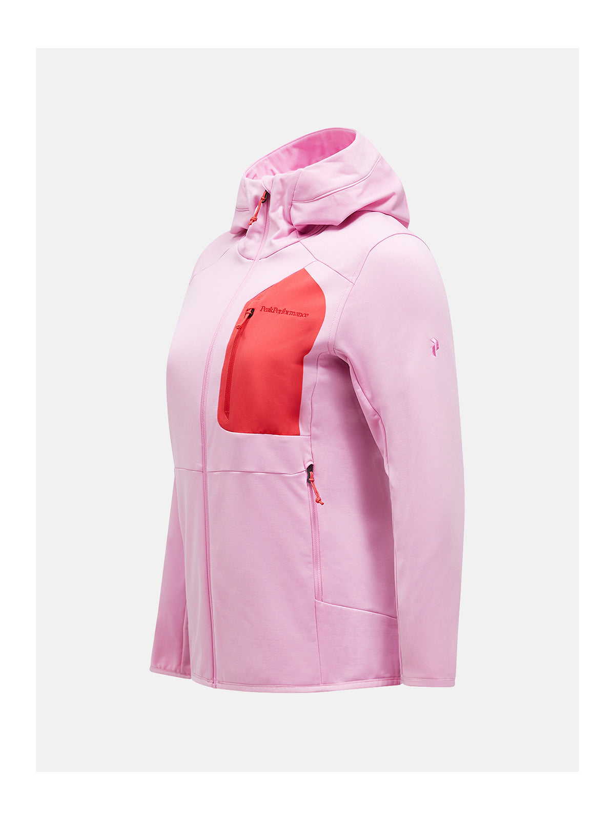 Peak Performance Utility Light Zip Hood Baselayer Damen pink pink Bild 2