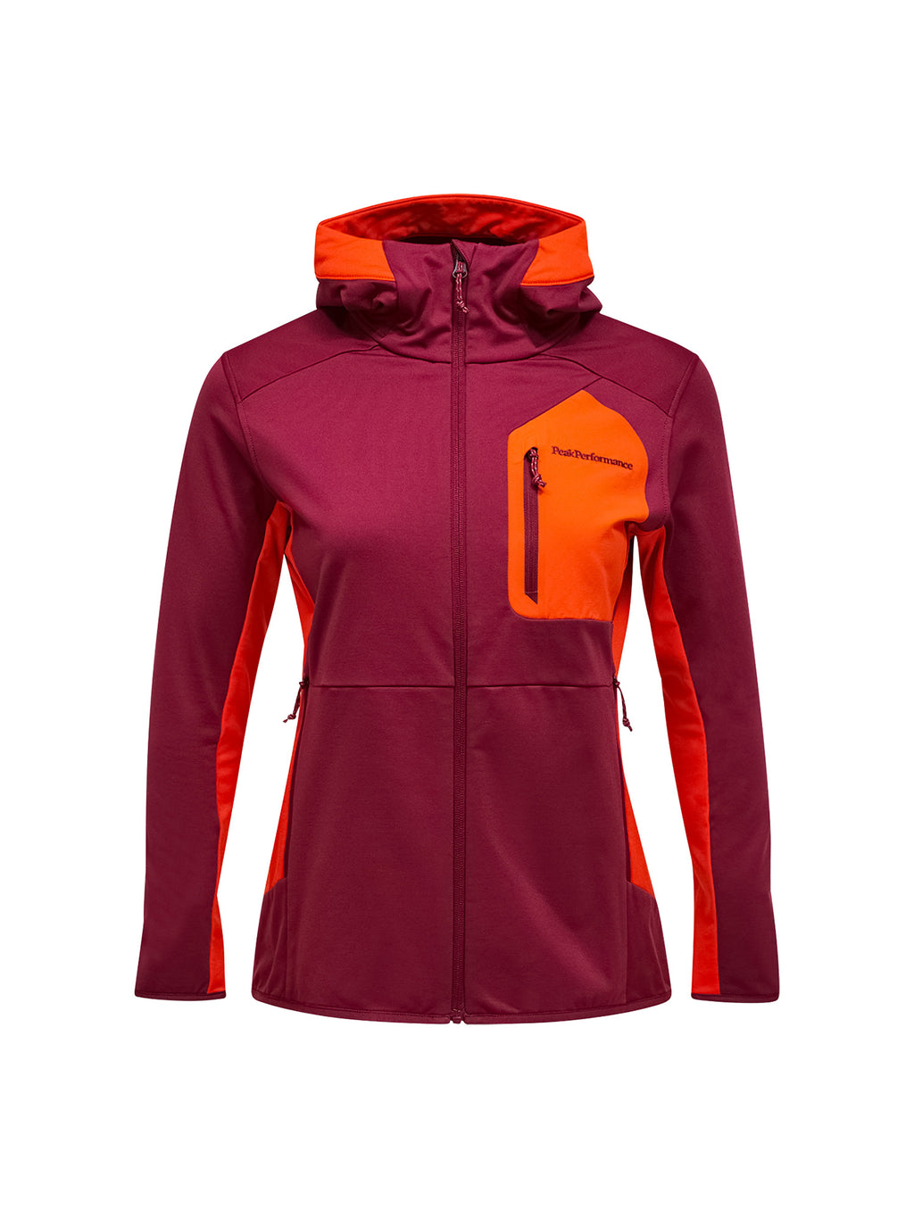 Peak Performance Utility Light Zip Hood Baselayer Damen pink pink Bild 5