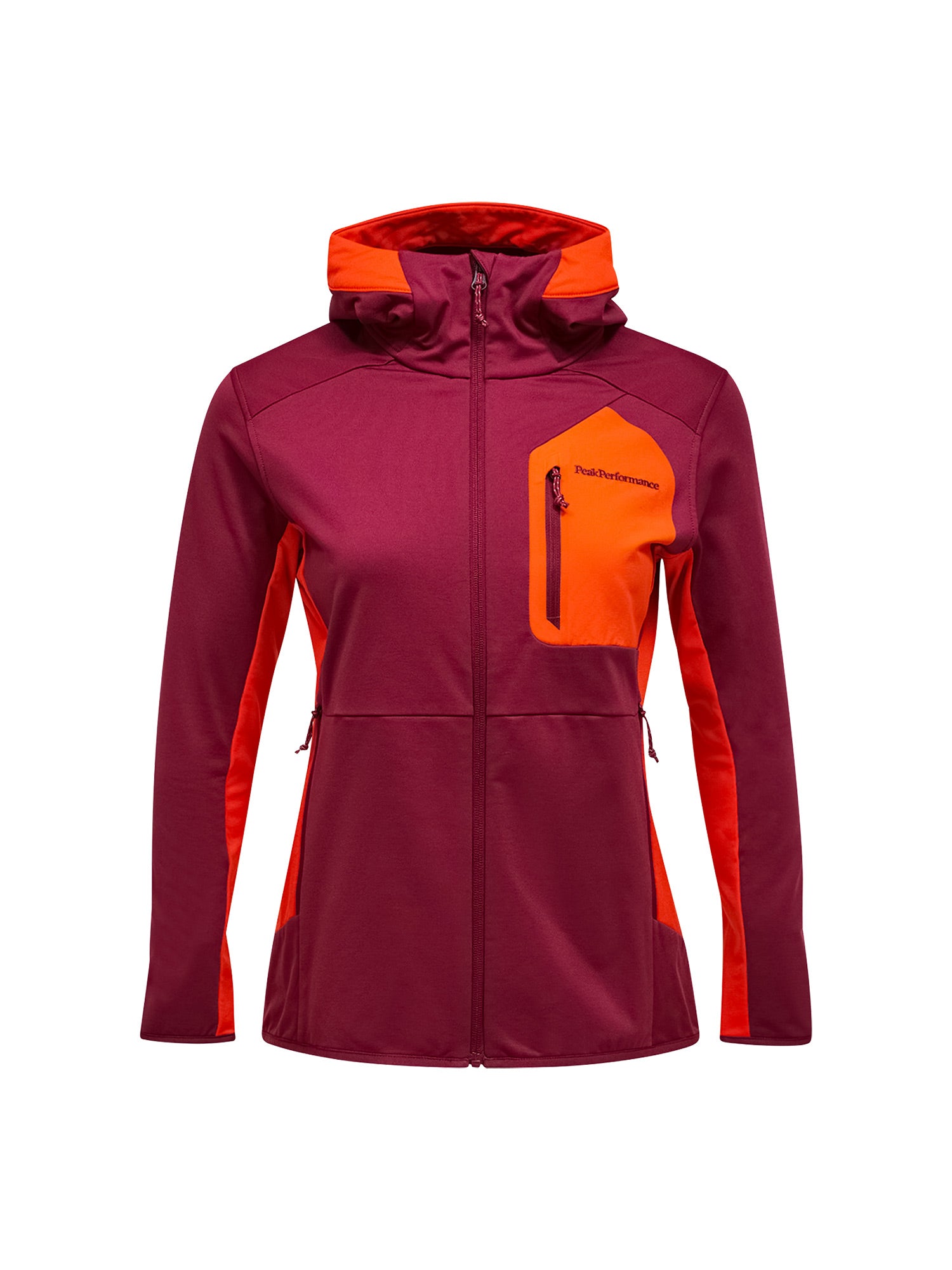 Peak Performance Utility Light Zip Hood Baselayer Damen pink pink Bild 5
