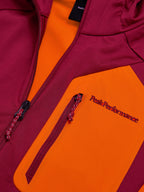 Peak Performance Utility Light Zip Hood Baselayer Damen pink pink Bild 7