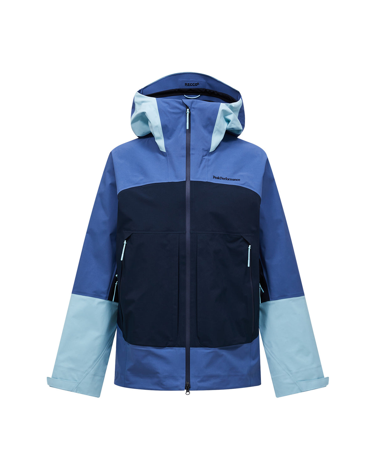 Peak Performance Vislight Gore-Tex C-Knit Herren-Shelljacke dunkelblau/hellblau Bild 1