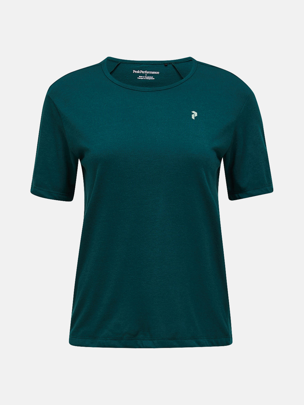 Peak Performance W Wool Blend SS Tee T-Shirt Damen dunkelgrün Bild 1