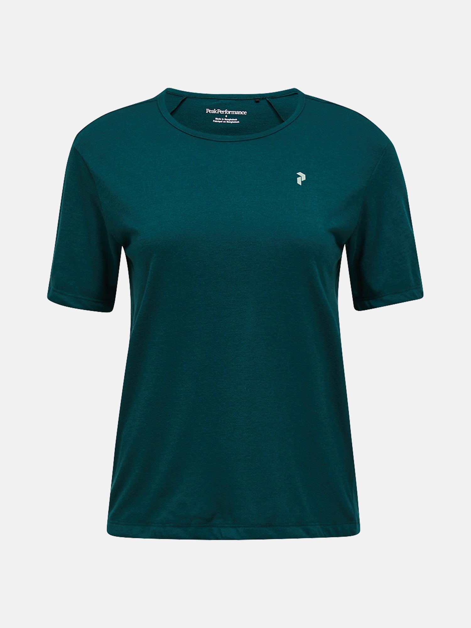 Peak Performance W Wool Blend SS Tee T-Shirt Damen blau/grün blau/grün Bild 1
