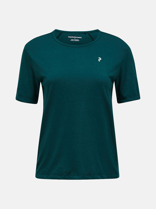 Peak Performance W Wool Blend SS Tee T-Shirt Damen blau/grün blau/grün Bild 1