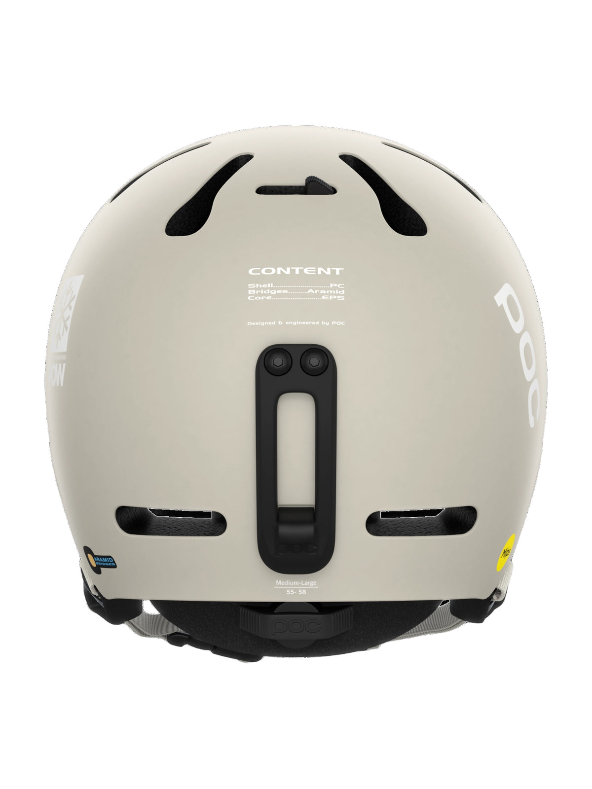 POC Fornix MIPS POW JJ Unisex-Skihelm grau grau Bild 4
