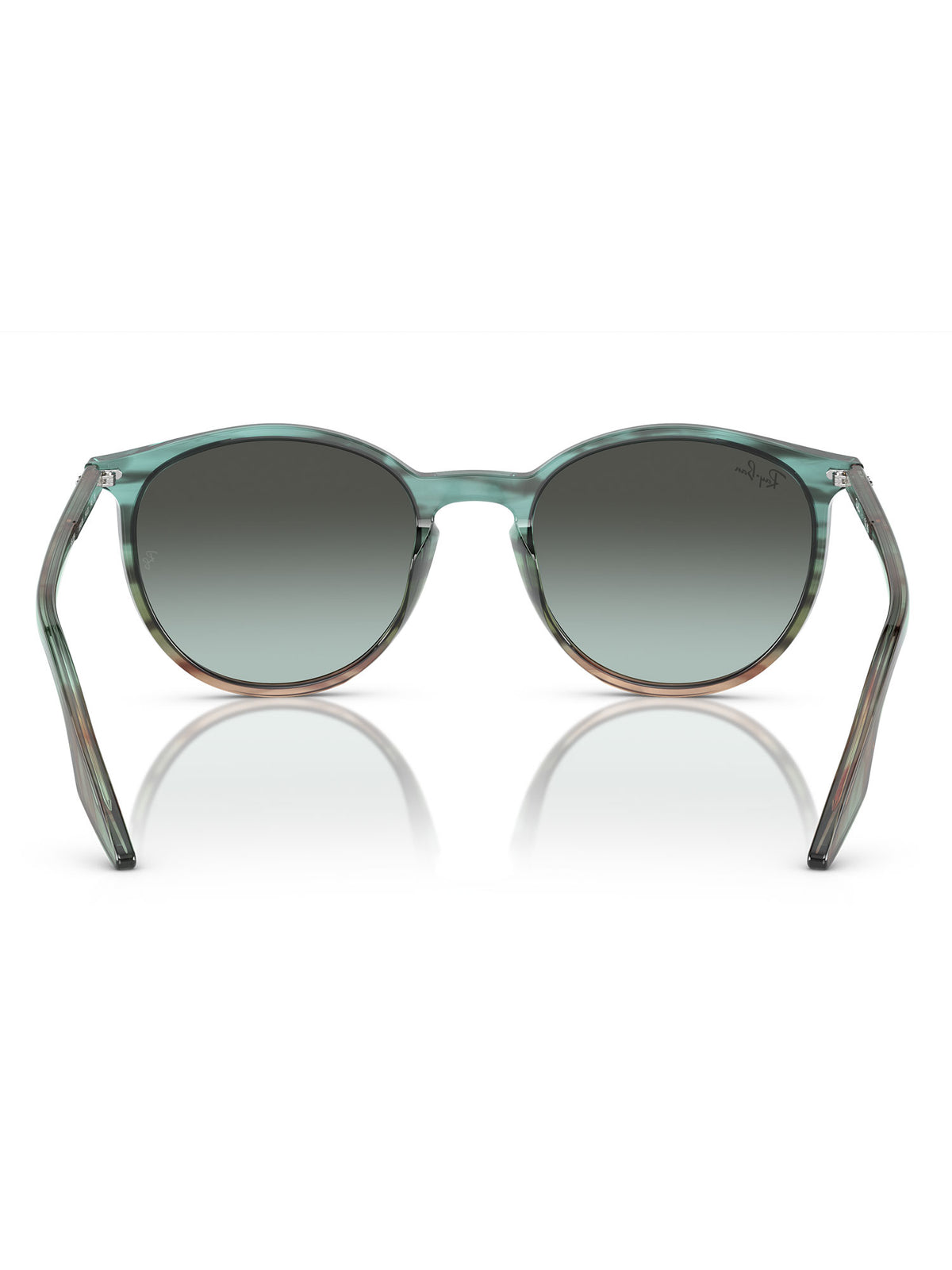 Ray-Ban RB2204 RB2204 Sonnenbrille Blaugrün gestreift / Vintage-Blau mit Verlauf Bild 6