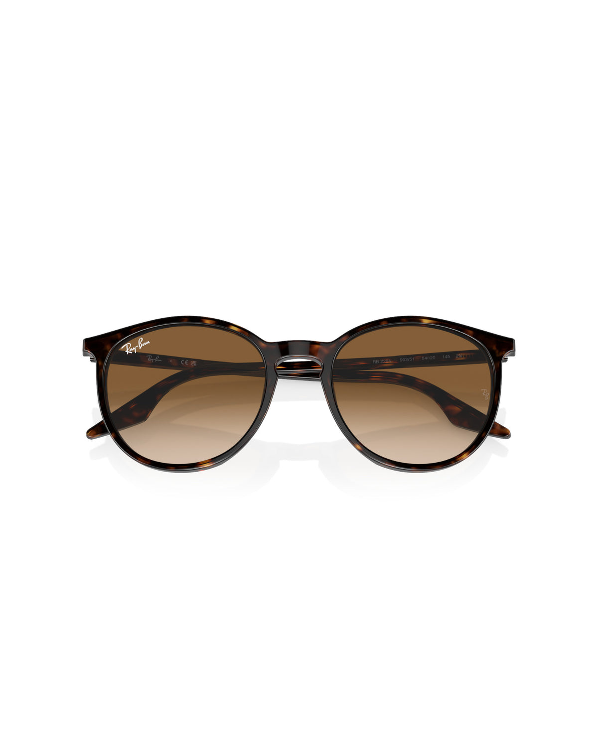 Ray-Ban RB2204 RB2204 Sonnenbrille Blaugrün gestreift / Vintage-Blau mit Verlauf Bild 10