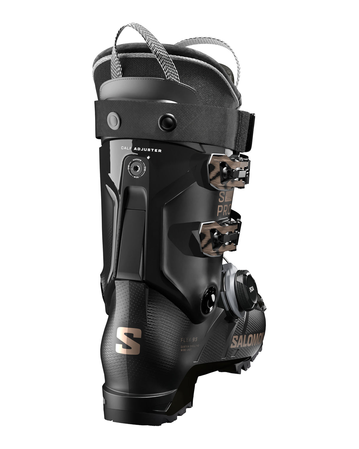 Salomon S/PRO DELTA BOA 95 Damen-Skischuhe Schwarz/Roségold-Metallic Bild 2