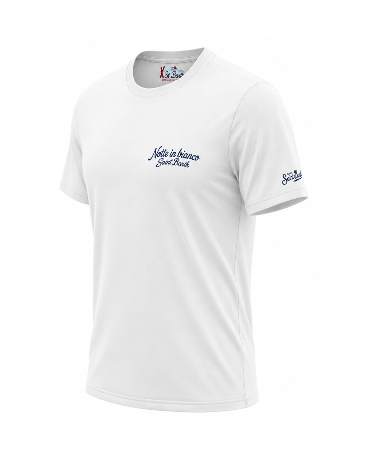 St. Barth Arnott Warm Herren-T-Shirt Notte Bianco Off-White Bild 1