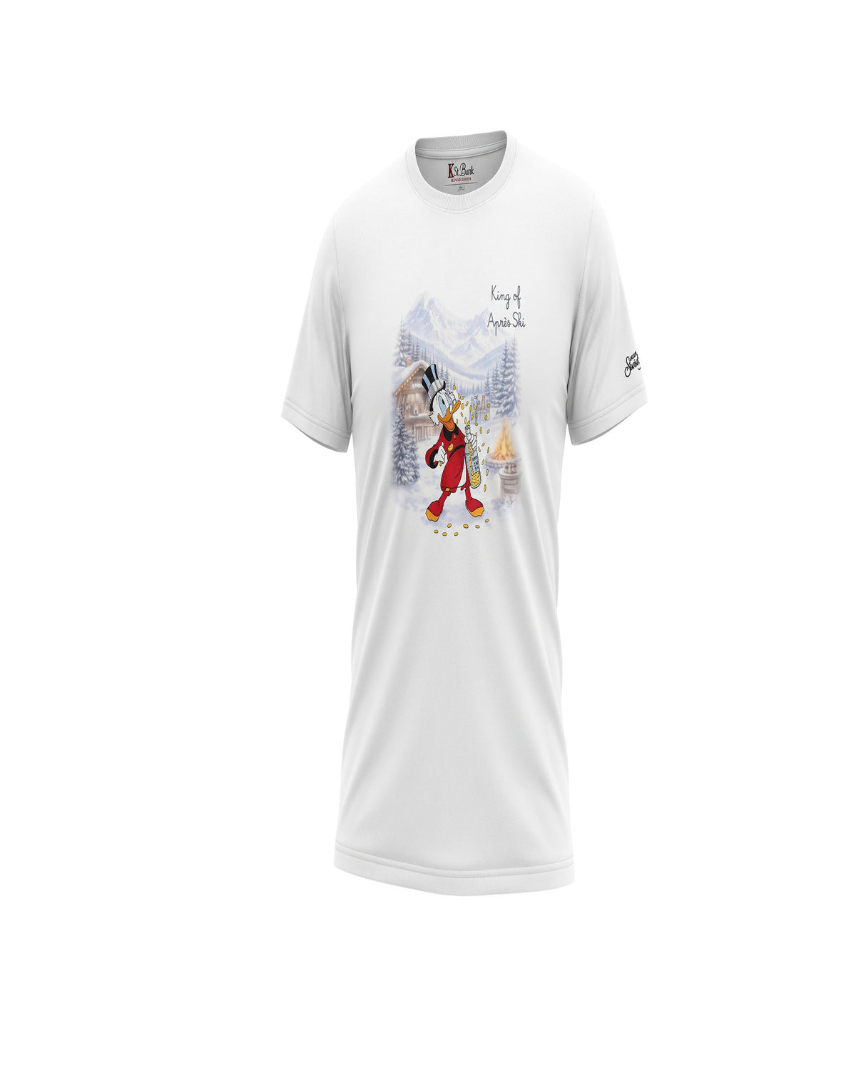 St. Barth Arnott Warm Herren-T-Shirt Scrooge Après King Off-White Bild 1
