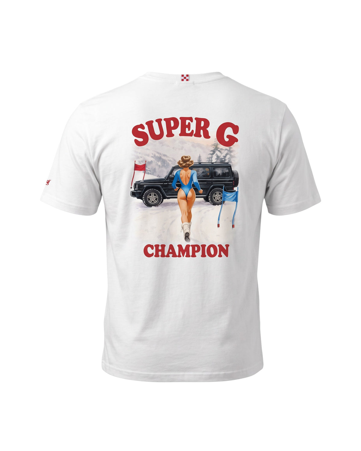 St. Barth Arnott Warm Herren-T-Shirt Super Champ Off-White Bild 3