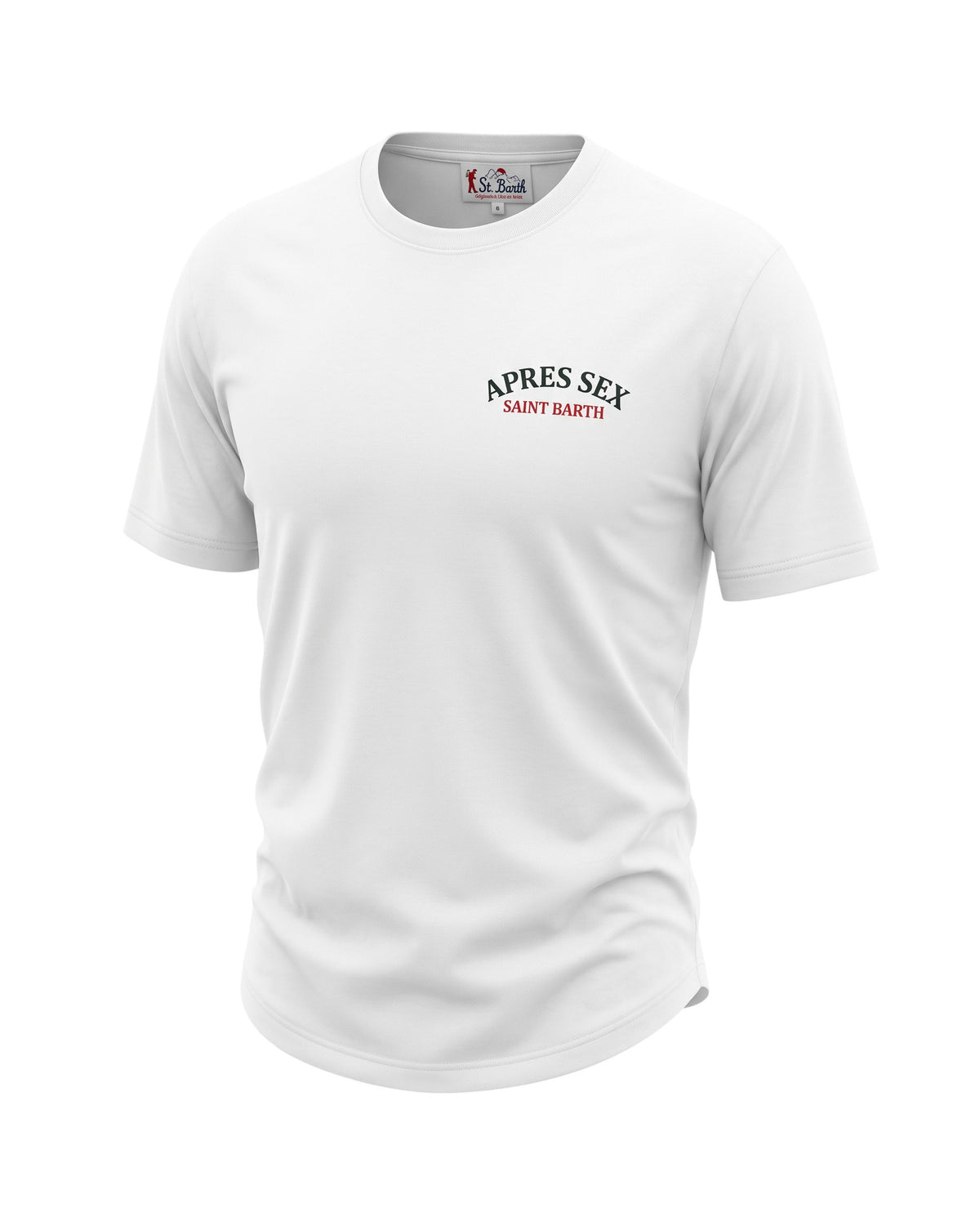 St. Barth Delmar Herren-Oversize-T-Shirt Après Sex Ski Off-White Bild 1