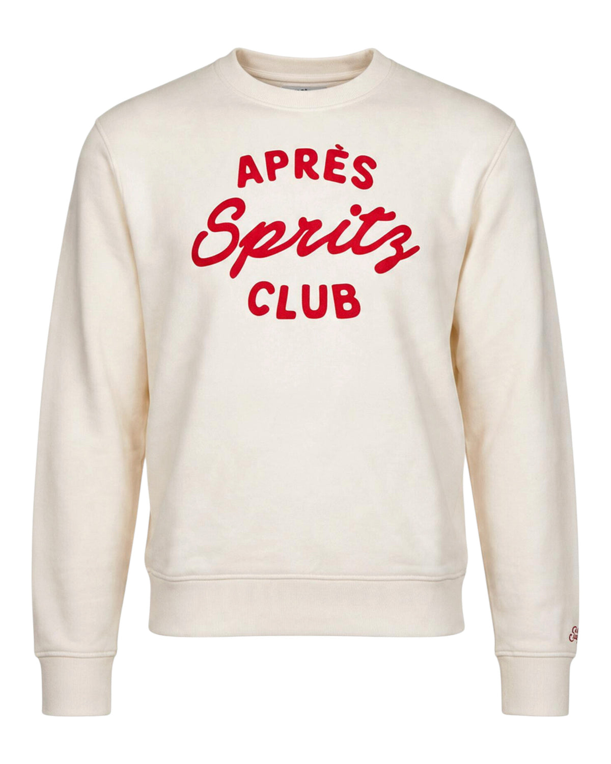 St. Barth Man Round-Neck Sweatshirt Pullover Herren Off-White Bild 1
