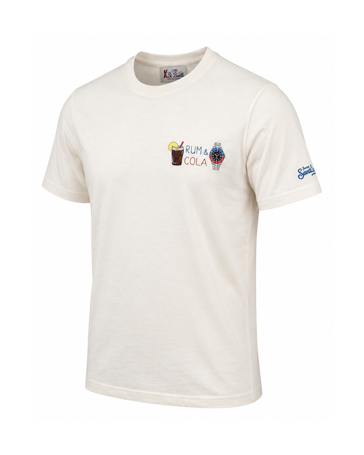 MC2 Saint Barth Arnott Herren T-Shirt Rum Cola Watch Off-White Off-White Bild 1