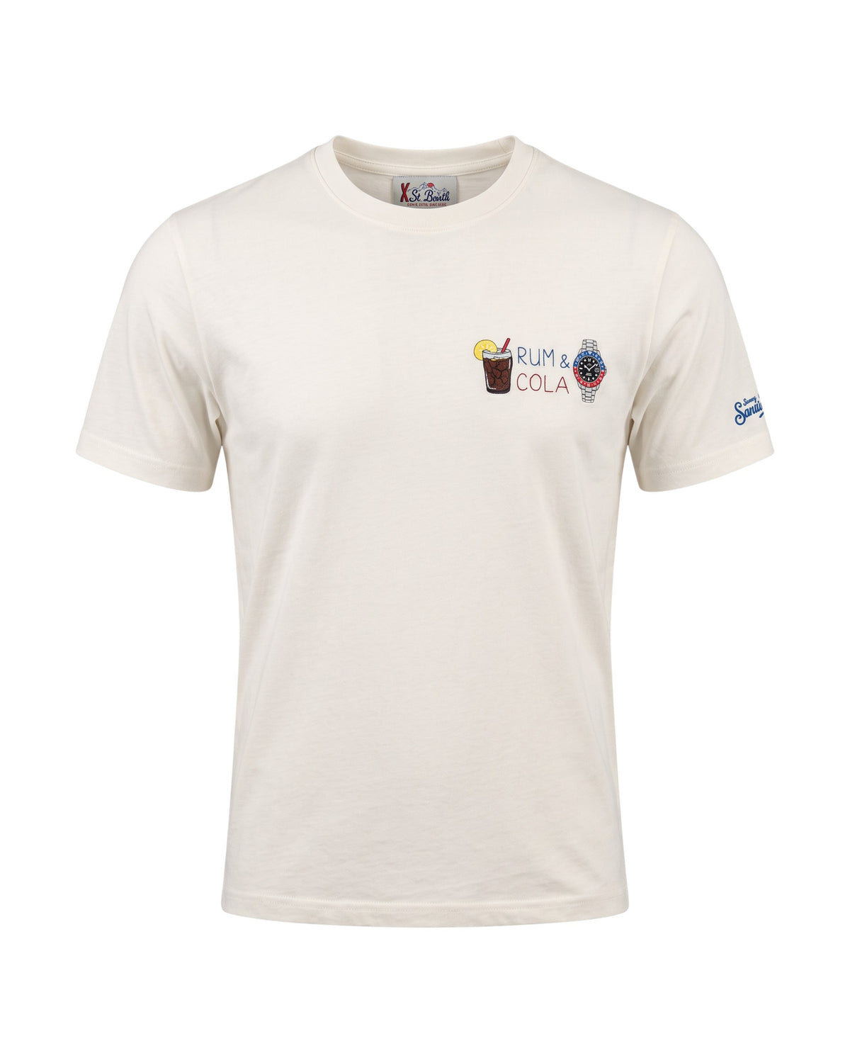 MC2 Saint Barth Arnott Herren T-Shirt Rum Cola Watch Off-White Off-White Bild 2