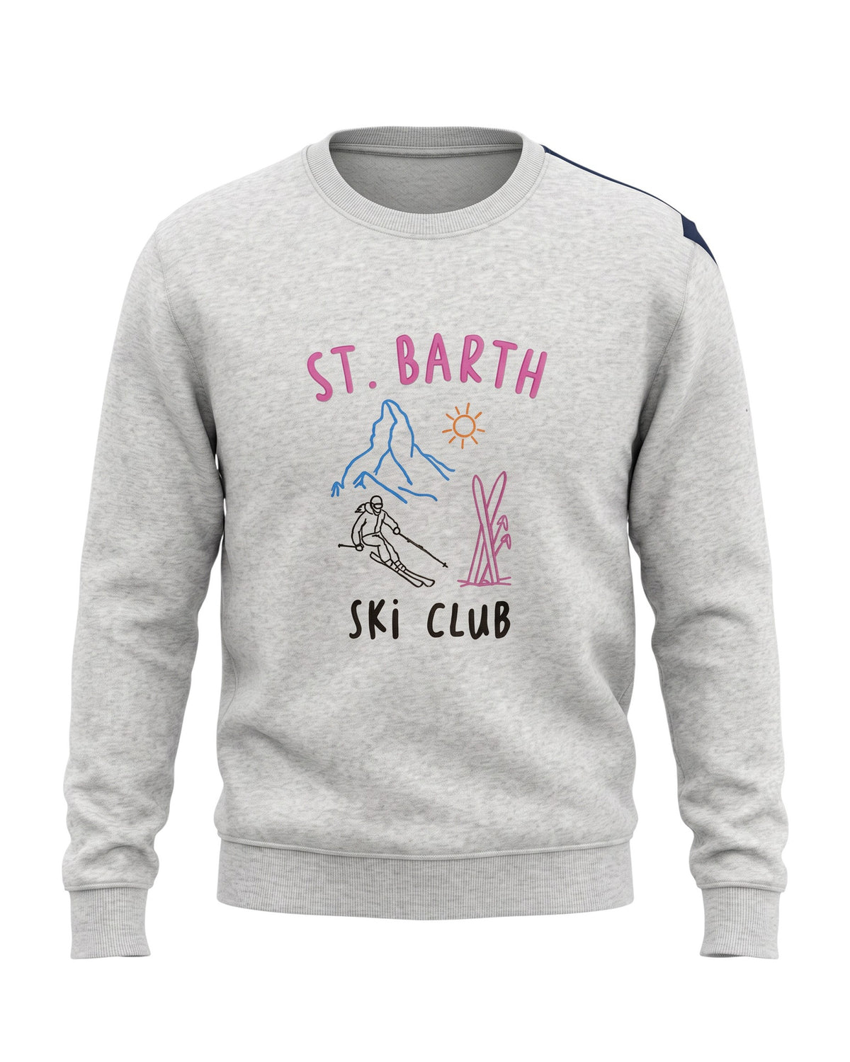 MC2 Saint Barth Briony Kinder Sweatshirt St. Barth Ski Club Hellgrau Hellgrau Bild 1