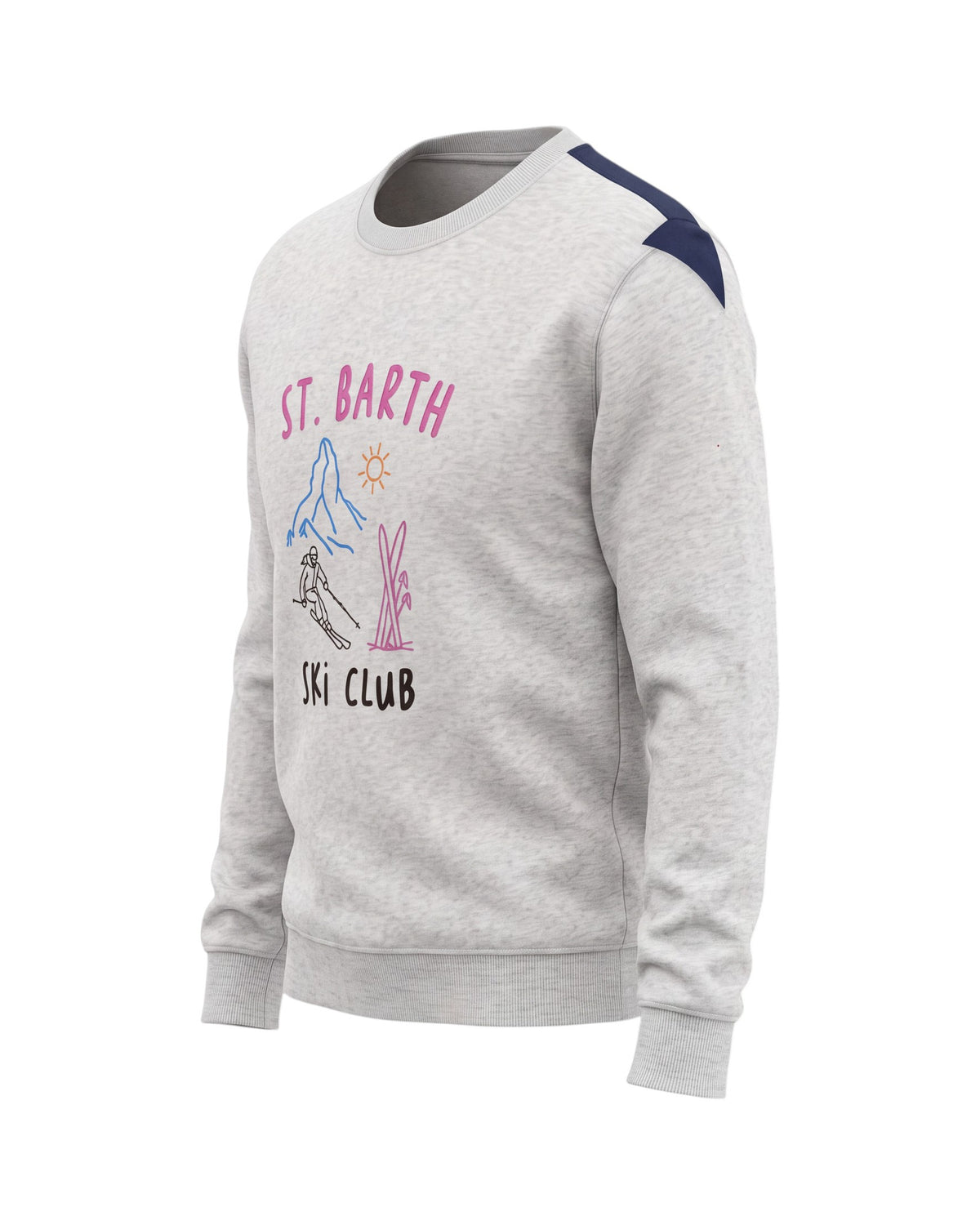 MC2 Saint Barth Briony Kinder Sweatshirt St. Barth Ski Club Hellgrau Hellgrau Bild 2