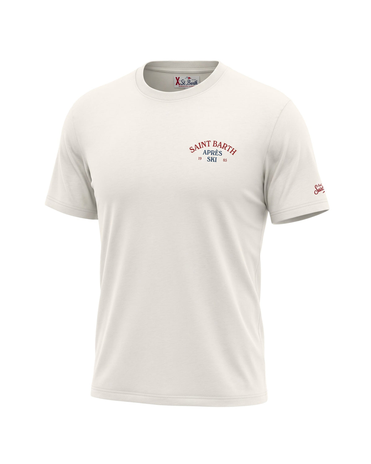 MC2 Saint Barth Delmar Herren Oversize T-Shirt Après Ski Girl Off-White Off-White Bild 1